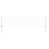 vidaXL Euro-Zaun mit Pfosten 25 x 0,4 m Verzinkter Stahl Silber Netz