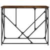 vidaXL Konsolentisch Räuchereiche 100x40x80 cm Holzwerkstoff