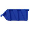 vidaXL Stapelbare Lagerboxen 35 Stk. 218 x 360 x 156 mm Blau