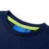 Kinder-Langarmshirt Marineblau 92