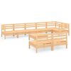 vidaXL 9-tlg. Garten-Lounge-Set Massivholz Kiefer