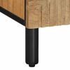 vidaXL TV-Schrank Braun 100x33x46 cm Massivholz Mango