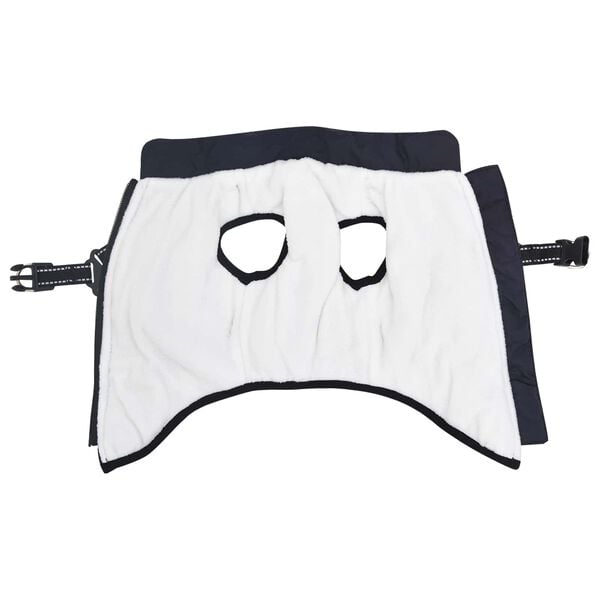 vidaXL Hundemantel Marineblau L28 Fleece und Polyester