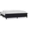 vidaXL Boxspringbett mit Matratze Schwarz 200x220 cm Samt