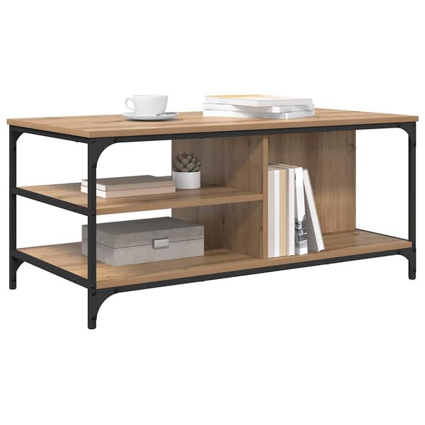 vidaXL Couchtisch Artisan-Eiche 100 x 50 x 45 cm Holzwerkstoff