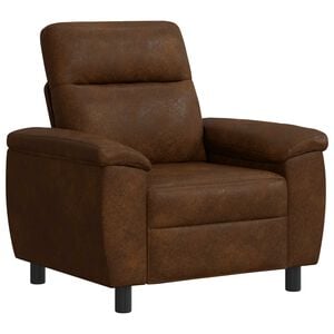 vidaXL Sofa Braun 95 x 90 x 95 cm Kunstwildleder