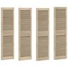 vidaXL Schrankt&uuml;r mit T&uuml;r 4 pcs Natur 140,5 x 2,1 x 39,5 cm