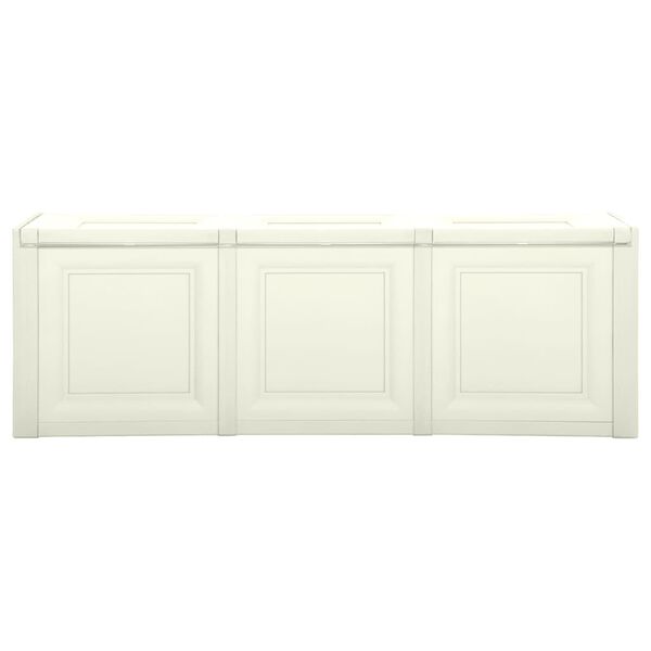 vidaXL Kissenbox Vanilleeis 125x40x42 cm 130 L