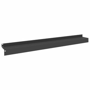 vidaXL Raseneinfassung 20 stk. 100 x 10 x 8 cm Stahl Schwarz