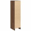vidaXL Highboard Braun Eichen-Optik 29,5x34x119,5 cm Holzwerkstoff