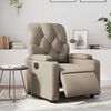 vidaXL Relaxsessel Elektrisch Cappuccino-Braun Kunstleder