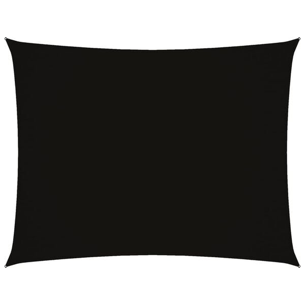vidaXL Sonnensegel Oxford-Gewebe Rechteckig 2,5x4 m Schwarz
