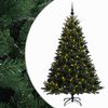 vidaXL K&uuml;nstlicher Weihnachtsbaum mit Weihnachtskugel 240 cm 300 LEDs