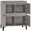 vidaXL Sideboard Grau Sonoma 60x35x70 cm Holzwerkstoff