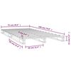 vidaXL Palettenbett 75x190 cm Massivholz Kiefer