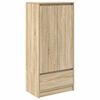 vidaXL Schrank mit Schublade Sonoma-Eiche 55,5x34x119,5 cm