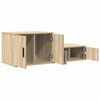vidaXL Aufbewahrungsschrank 2 pcs Sonoma-Eiche 108 x 41 x 40 cm