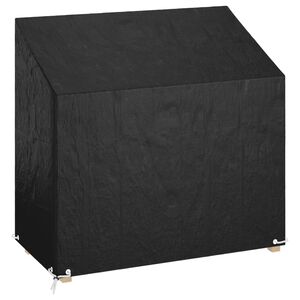 vidaXL Abdeckung f&uuml;r Gartenbank 8 &Ouml;sen 130x70x70/88 cm Polyethylen