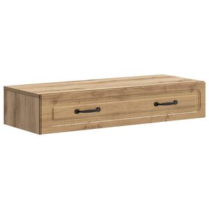 vidaXL Wandmontierter Beistelltisch 87,5 x 34,5 x 17 cm Holzwerkstoff