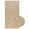 vidaXL Teppich ZIZUR 60x110 cm Jute-Optik Indoor und Outdoor