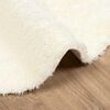 vidaXL Teppich Shaggy Hochflor NAVARRA Creme 240x240 cm Polyester