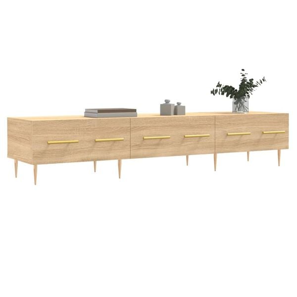 vidaXL TV-Schrank Sonoma-Eiche 150x36x30 cm Holzwerkstoff