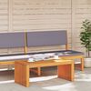 vidaXL Beistelltisch Braun 90 x 45 x 35 cm Massivholz Akazie