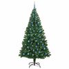 vidaXL K&uuml;nstlicher Weihnachtsbaum mit 300 LEDs mit St&auml;nder Gr&uuml;n 240 cm