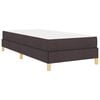 vidaXL Boxspringbett Dunkelbraun 90 x 200 cm Stoff