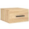 vidaXL Wand-Nachttisch Sonoma-Eiche 35x35x20 cm