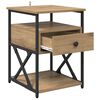 vidaXL Nachttisch 2 pcs Artisan-Eiche 40 x 42 x 55 cm Holzwerkstoff