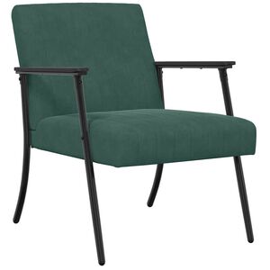 vidaXL Sessel Dunkelgr&uuml;n 59 x 75 x 78 cm Samt