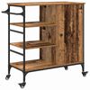 vidaXL K&uuml;chentrolley Altholz 87,5 x 39 x 84,5 cm Holzwerkstoff