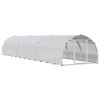 vidaXL H&uuml;hnerunterkunft Silber 600 x 150 x 100 cm Verzinkter Stahl