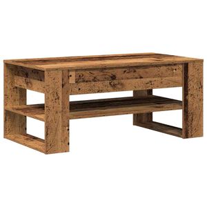 vidaXL Couchtisch Altholz 102 x 55 x 45 cm Holzwerkstoff