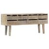 vidaXL Sideboard 140×30×60 cm Massivholz Mango