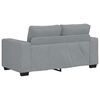 vidaXL 2-Sitzer-Sofa Hellgrau 160x77x82 cm Stoff