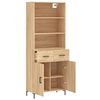 vidaXL Highboard Sonoma-Eiche 69,5x34x180 cm Holzwerkstoff