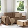 vidaXL Loveseat-Sofa Braun 180x77x82 cm Stoff