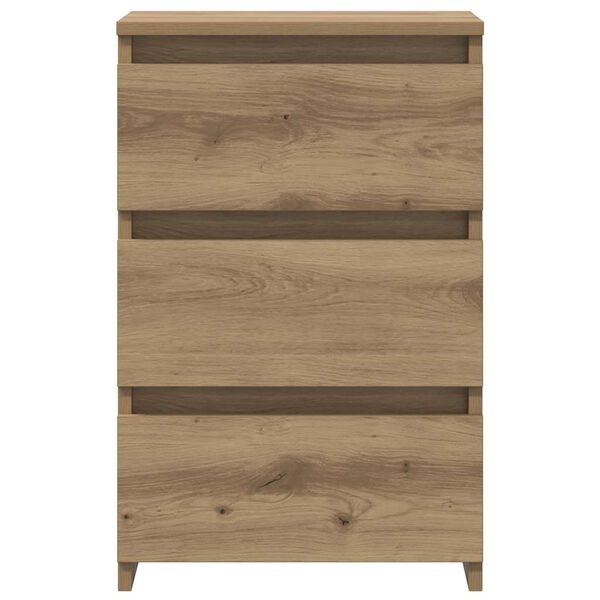 vidaXL Nachttische 2 Stk. Artisan-Eiche 40x35x62,5 cm Holzwerkstoff