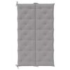 vidaXL Gartenbank-Auflage Grau 180x(50+50)x7 cm Oxford-Gewebe