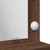 vidaXL Schminktisch Braun Eichen-Optik 50 x 41 x 135 cm Holzwerkstoff
