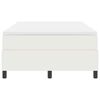 vidaXL Boxspringbett Creme und Wei&szlig; 120 x 190 cm Cordstoff