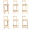 vidaXL 7-tlg. Bar-Set Massivholz Kiefer