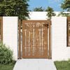 vidaXL Gartentor 100x125 cm Cortenstahl Bambus-Design