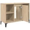 vidaXL Waschbeckenunterschrank mit Regal Sonoma-Eiche 80 x 33 x 60 cm