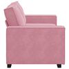 vidaXL 2-Sitzer-Sofa Rosa 180x78x84 cm Samt