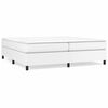vidaXL Boxspringbettgestell Wei&szlig; 200x200 cm Kunstleder