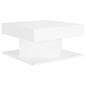 vidaXL Couchtisch Wei&szlig; 57x57x30 cm Holzwerkstoff