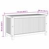 vidaXL Garten-Aufbewahrungsbox 113x50x58 cm Massivholz Akazie